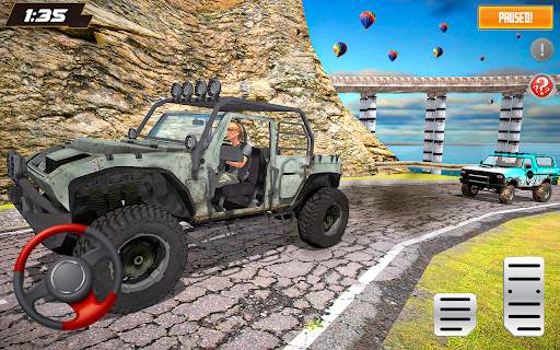 Crazy offoad Jeep Driving Games 3D-Multistory 4x4 screenshot 5