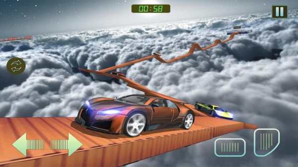Impossible Stunts Racing Car Free: 3D Sky Tracks screenshot 8