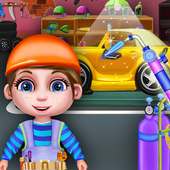 Car Mechanic And Car Wash logo