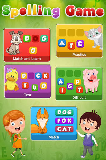 Kids Spelling game - learn words screenshot 1