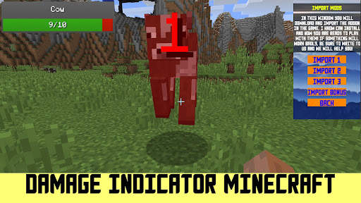 Damage Indicator for Minecraft скриншот 1