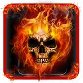 Fire Flaming Skull Theme 1.1.0