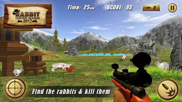 Rabbit Hunter - sniper Hunting Season 2017 screenshot 3
