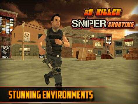 3D Pembunuh Sniper Menembak screenshot 4