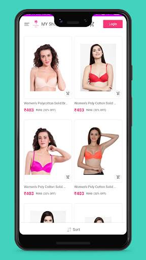 Bra Shopping App screenshot 1
