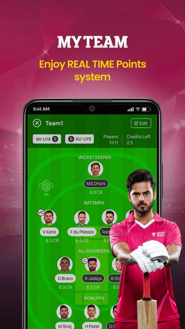 SportsBuzz11: Fantasy Cricket screenshot 5