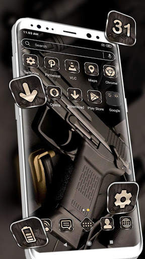 Cool Gun Launcher Theme screenshot 3