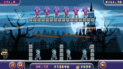 ZOMBIE SHOOTER 2D - Stupid Zombies Shooter Games screenshot 4
