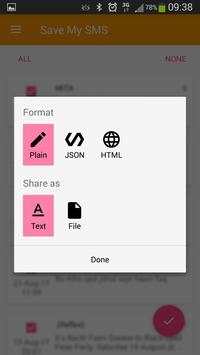 Save My SMS screenshot 2