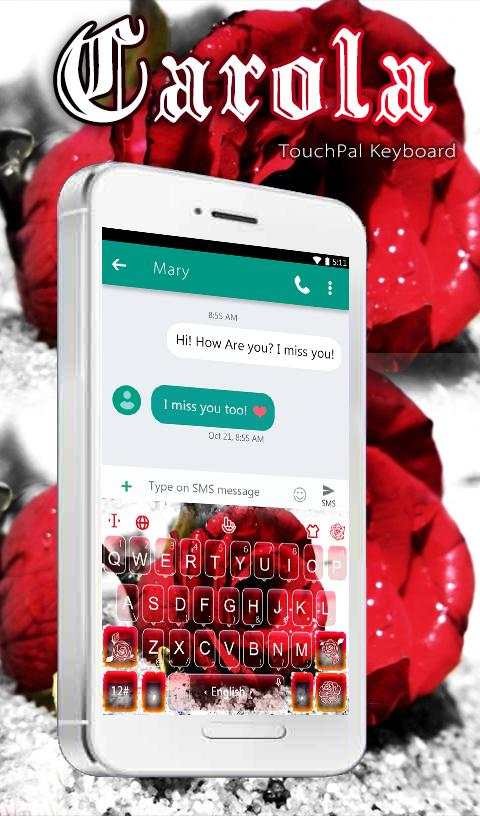 Carola TouchPal Keyboard Theme screenshot 1