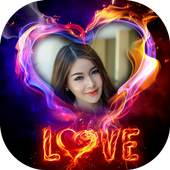 Fire Text Photo Frame 1.1