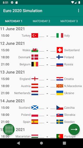 EURO 2020 Simulation скриншот 1