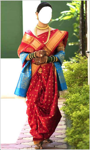 Women Trending Marathi Saree Photo Montage screenshot 6