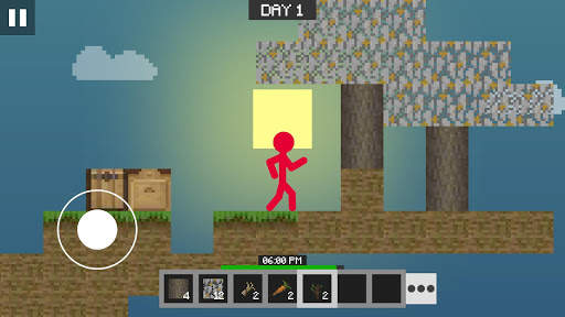 Stickman vs Multicraft: Skyblock Craft screenshot 1