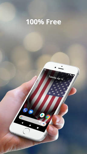 USA Flag Live Wallpaper screenshot 2