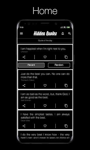 Hidden Quotes - Best Quotes and Status स्क्रीनशॉट 3