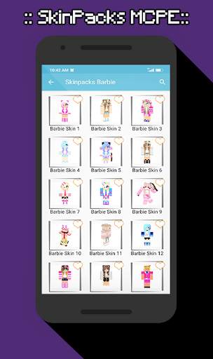 1000  SkinPacks Barbie for Minecraft screenshot 2