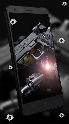 Golden Gun Live wallpaper screenshot 2