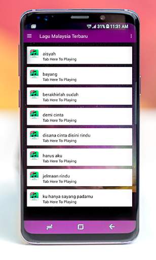 Lagu Malaysia Terbaru screenshot 1