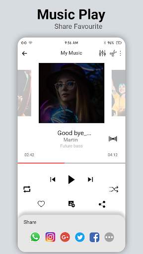 Music Player, Equalizer & Audio Player 8 تصوير الشاشة