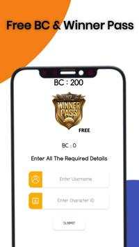 WinBC : Free BC & Winner Pass For Season 16 screenshot 3