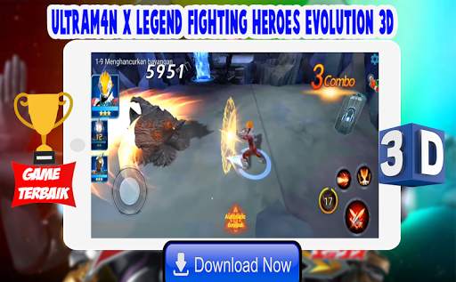 Ultrafighter3D : Ultraman X Legend Fighting Heroes screenshot 4