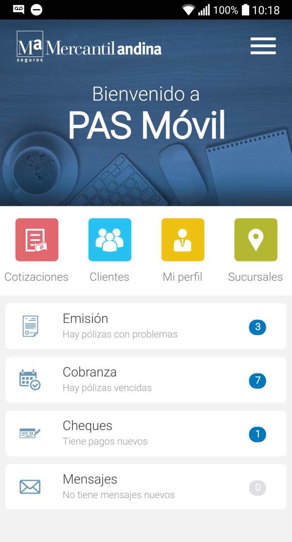 PAS Móvil 1 تصوير الشاشة