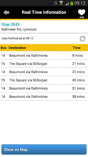 Dublin Bus screenshot 2