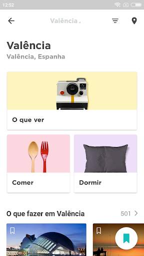 Valência Guia de viagem com mapa screenshot 1