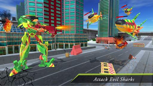 Whale Shark Transform Robot Games screenshot 1