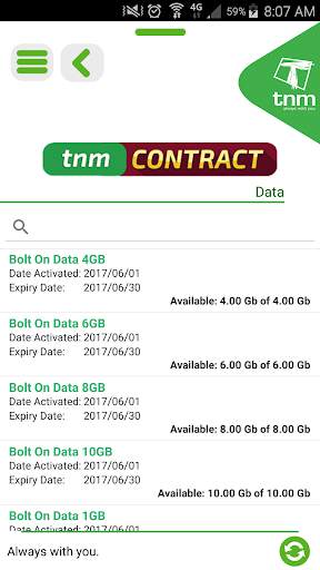 TNM Mobile 3 تصوير الشاشة