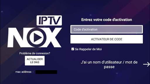 NOX IPTV screenshot 1