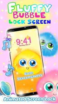 Layar Kunci Fluffy 😍 Bola Berbulu Pengunci Layar screenshot 1