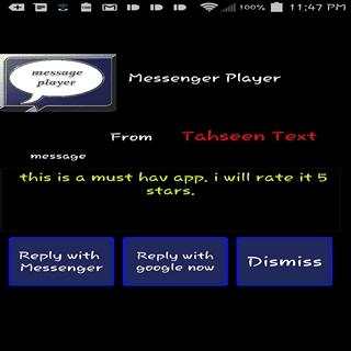 Messenger Text Player screenshot 3