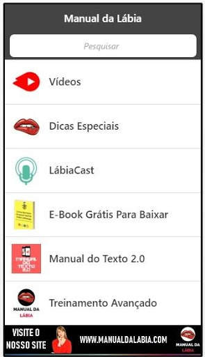 Manual da Lábia screenshot 1