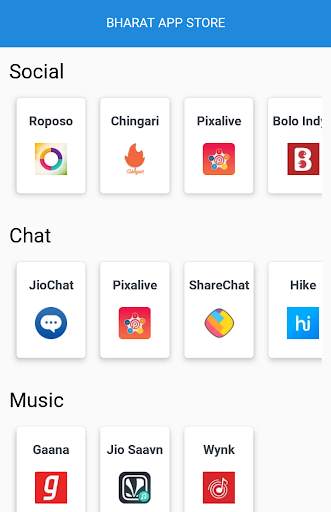Bharat App Store- Swadeshi Ind screenshot 1
