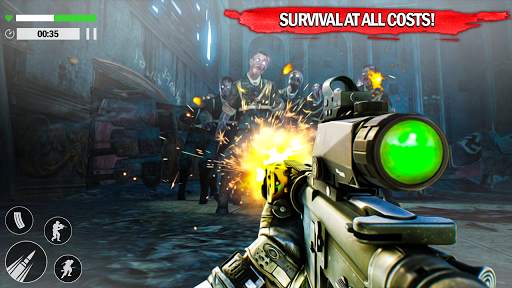 Zombie Dead Walking Survival screenshot 1