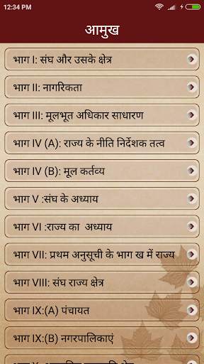 Bhartiya Samvidhan - Notes & MCQ Hindi screenshot 4