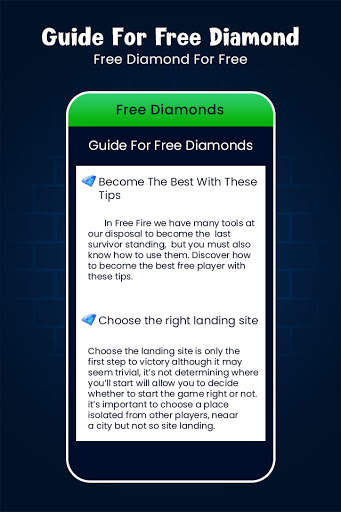 Guide and Free - Free Diamonds 2021 New screenshot 5