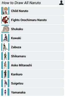 How to Draw All Naruto screenshot 2