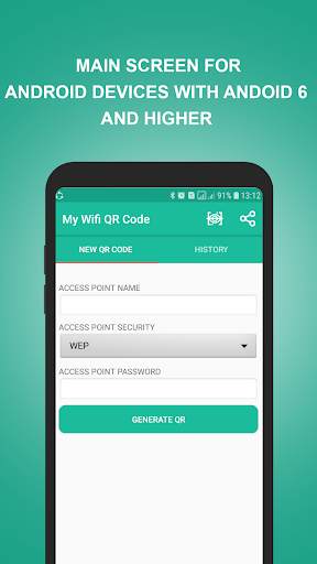 My Wifi Qr Code (Wifi Qr code generator & scanner) screenshot 1