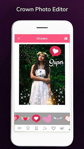 Crown Heart Photo Editor - Heart Crown Camera screenshot 3
