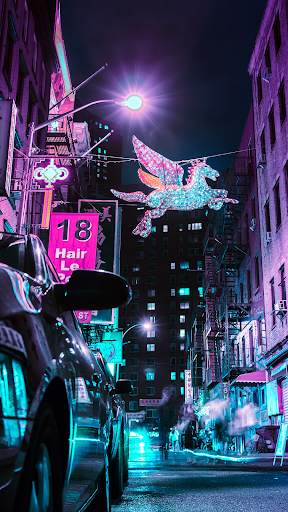 Neon Lights Car Wallpaper HD screenshot 6