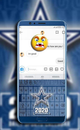 keyboard for Dallas Cowboys fans screenshot 2