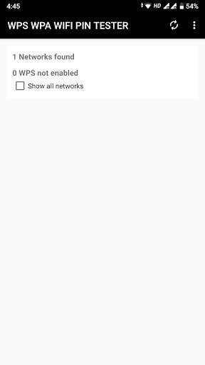 WPS WPA WIFI PIN TESTER - NO ROOT screenshot 1