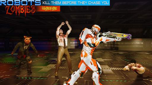 Robot VS Zombie Shooting-Zombies Target Mission screenshot 4