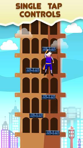 Wall Climbing: A superhero 2D climber screenshot 1