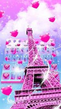 New Paris Love Keyboard Theme screenshot 2
