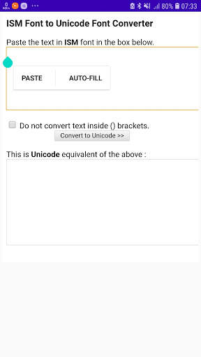 ISM Font To Unicode Font Converter screenshot 3