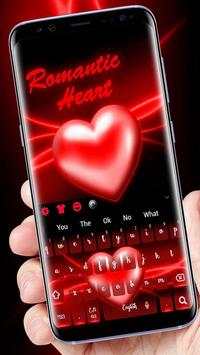 Romantic Love Heart Keyboard screenshot 2
